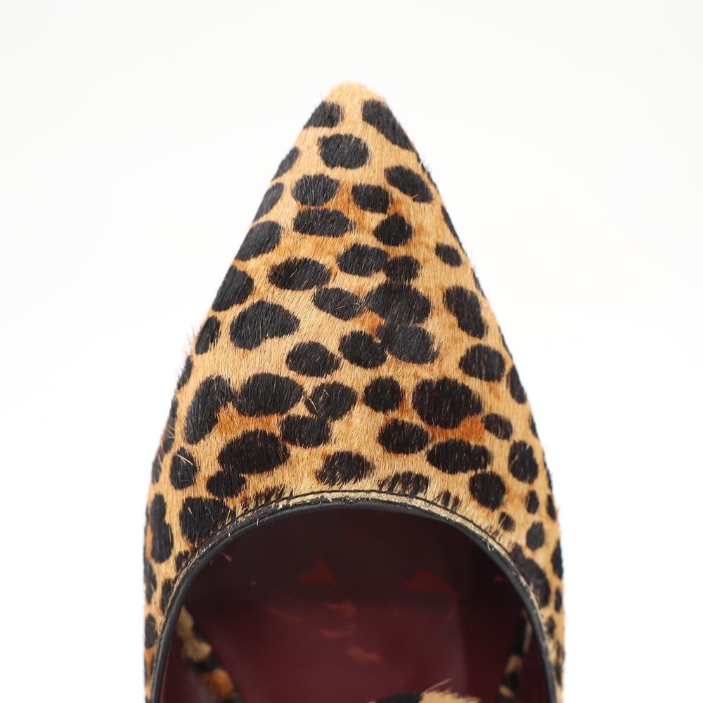 Kate Spade Leopard Print Pointed Toe Slingback Flats - Brown - Picture 9 of 12
